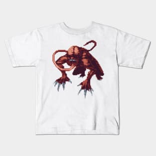 Resident Evil Licker Pixel Art Kids T-Shirt